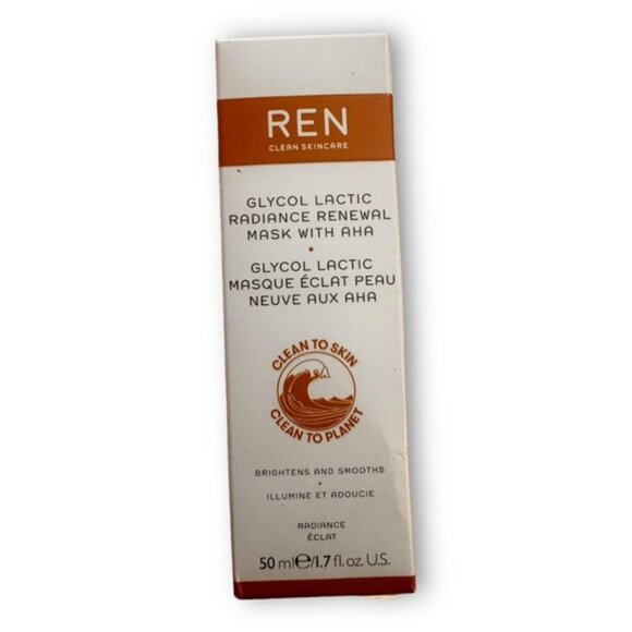 🆕 NWT REN Skincare Glycol Lactic Radiance Renewal Mask. Exfoliating gel mask - Picture 2 of 9
